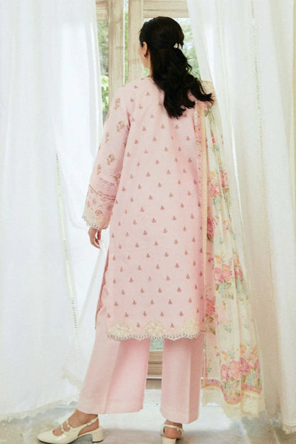 Zara Shah Jahan Heavy Embroidery 3PC Dhanak Suit JCH-120