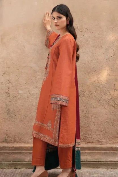 Jazmin Heavy Embroidery 3PC Dhanak Suit JCH-039