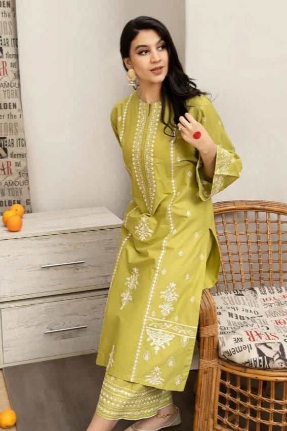 Urge Heavy Embroidery 3PC Dhanak Suit JCH-029