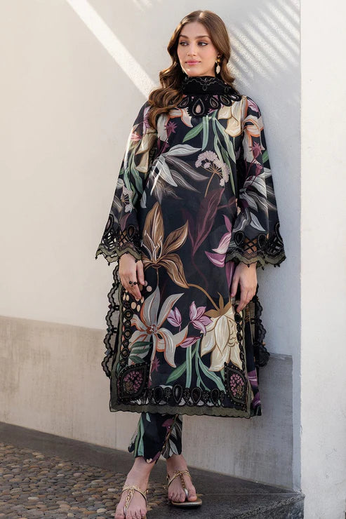 Baroque Embroidery 3PC Karandi Suit JCH-187