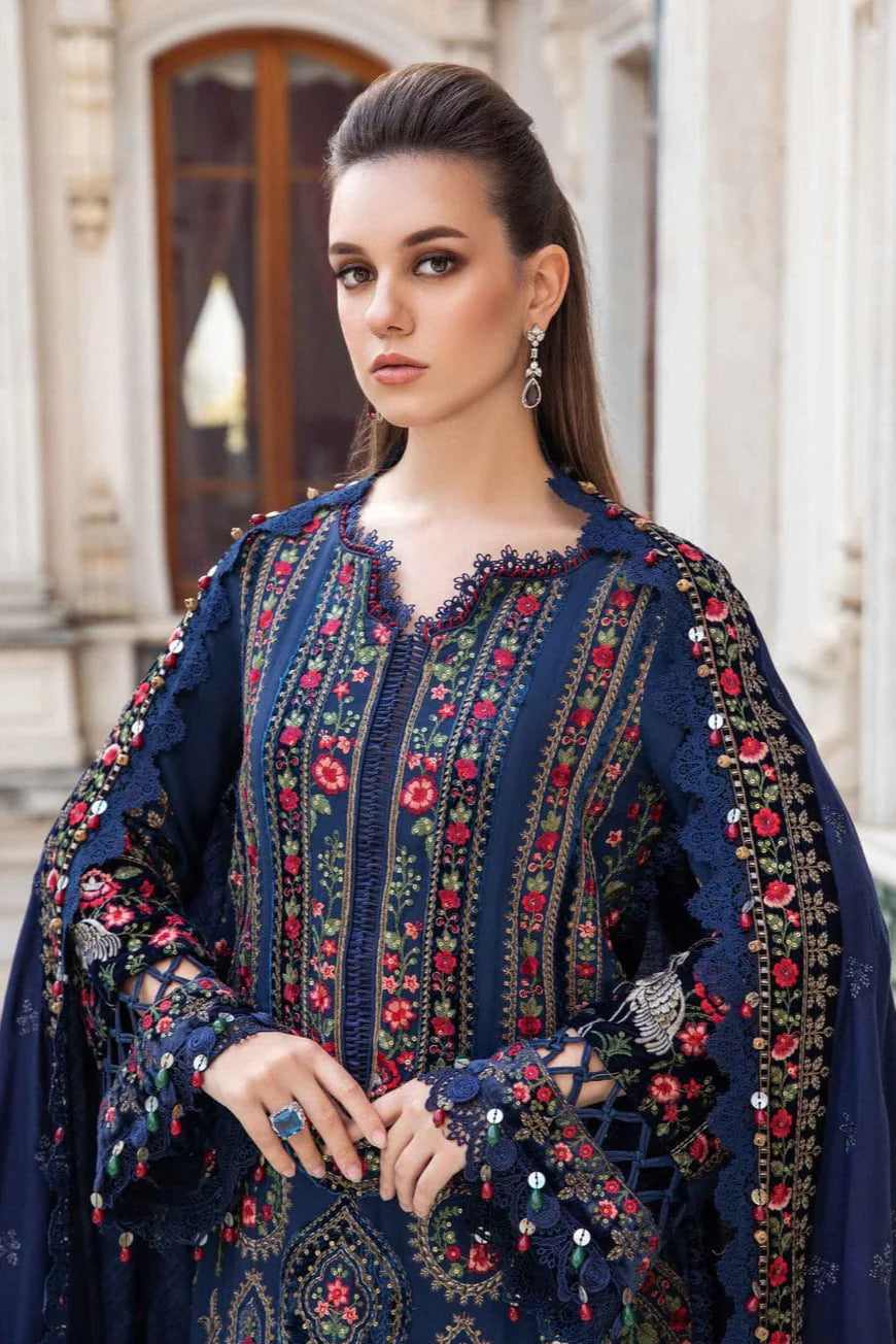 JCH-016 Maria B Heavy Embroidery 3PC Dhanak Suit