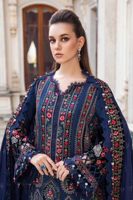 JCH-016 Maria B Heavy Embroidery 3PC Dhanak Suit