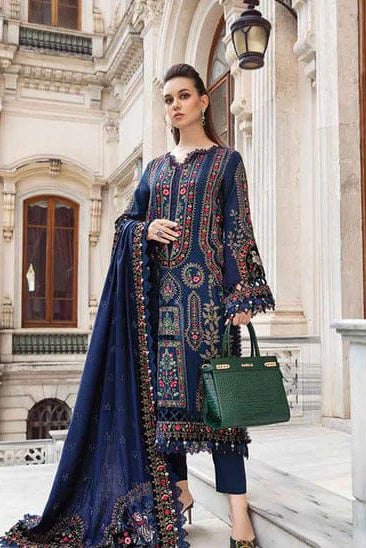JCH-016 Maria B Heavy Embroidery 3PC Dhanak Suit