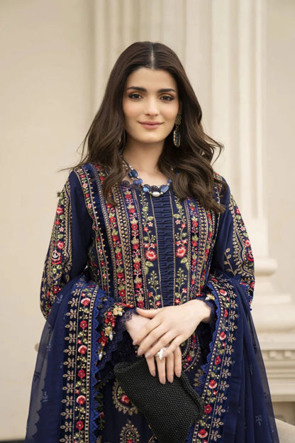 JCH-016 Maria B Heavy Embroidery 3PC Dhanak Suit