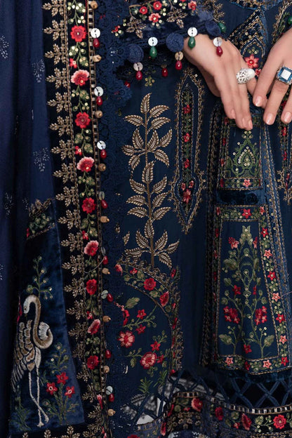 JCH-016 Maria B Heavy Embroidery 3PC Dhanak Suit