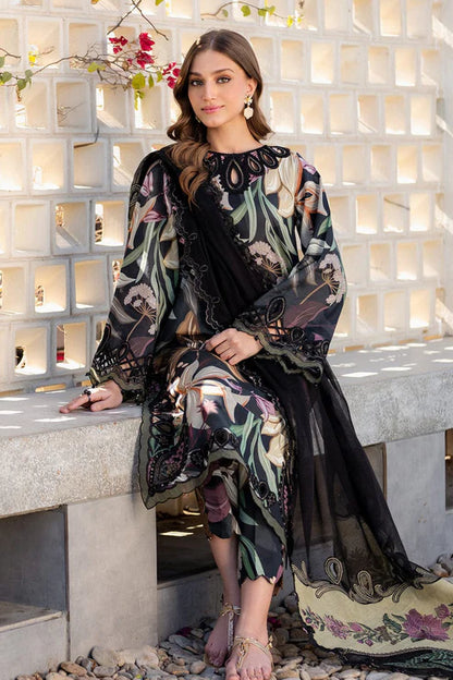 Baroque Embroidery 3PC Karandi Suit JCH-187