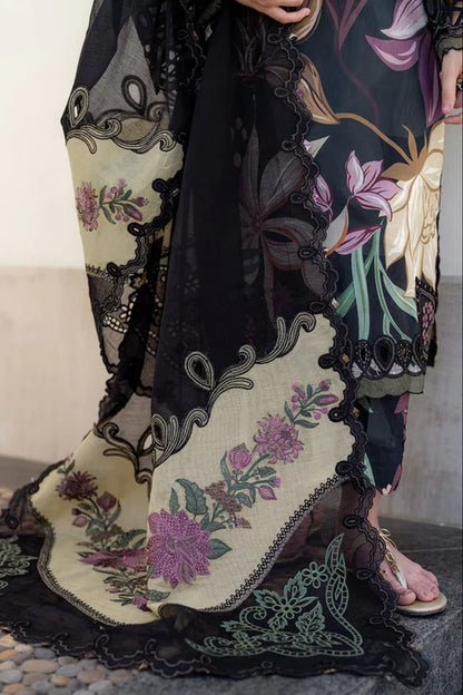 Baroque Embroidery 3PC Karandi Suit JCH-187