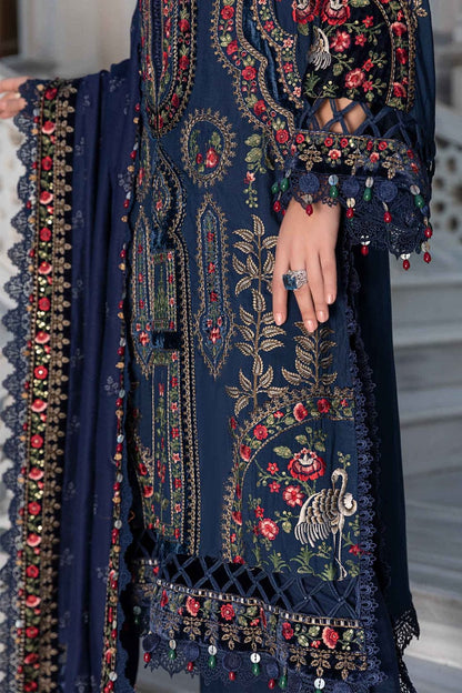 JCH-016 Maria B Heavy Embroidery 3PC Dhanak Suit