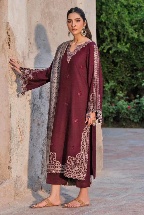Izel Embroidery 3PC Dhanak Suit JCH-198