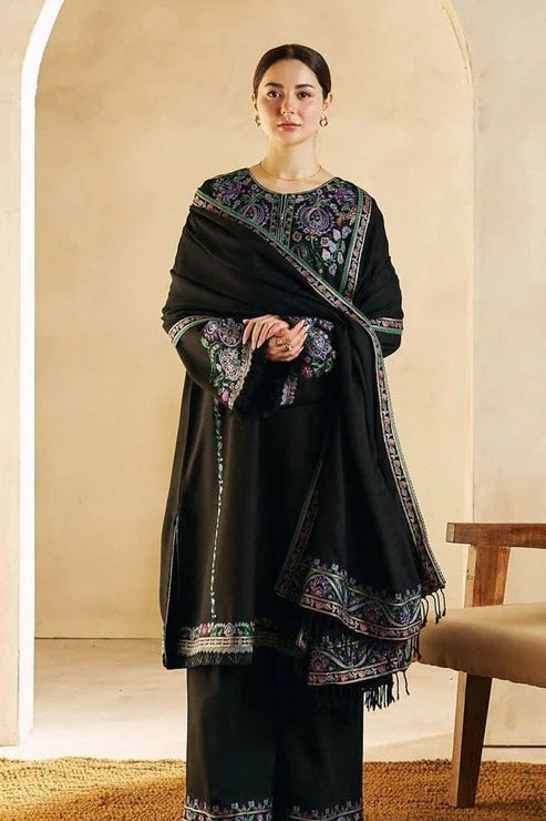 Zara Shah Jahan Embroidery 3PC Dhanak Suit JCH-193