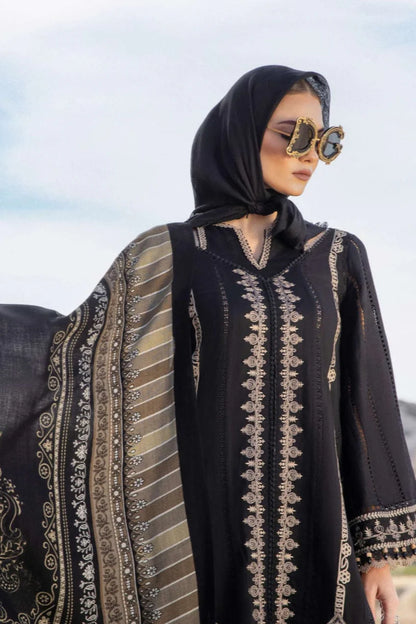 JCH-015 Maria B Heavy Embroidery 3PC Dhanak Suit