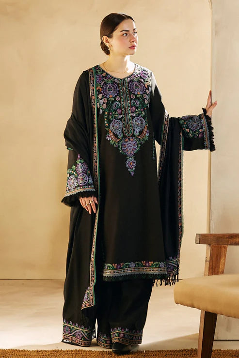Zara Shah Jahan Embroidery 3PC Dhanak Suit JCH-193