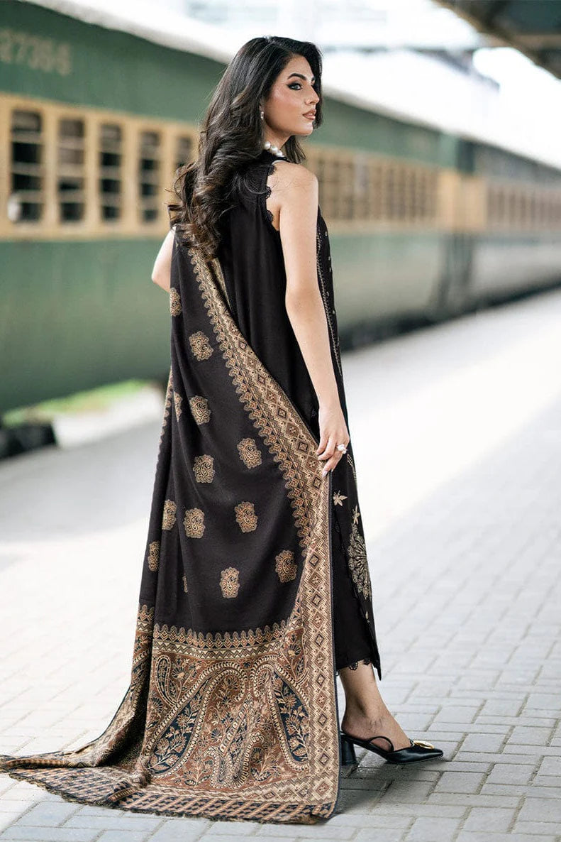 Bareeze Heavy Embroidery 3PC Linen Suit JCH-032