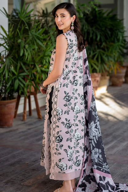 Asifa & Nabeel Embroidery 3PC Dhanak Suit JCH-055