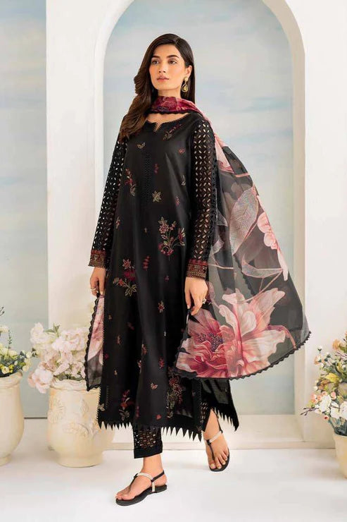 Iznik Embroidery 3PC Dhanak Suit JCH-100