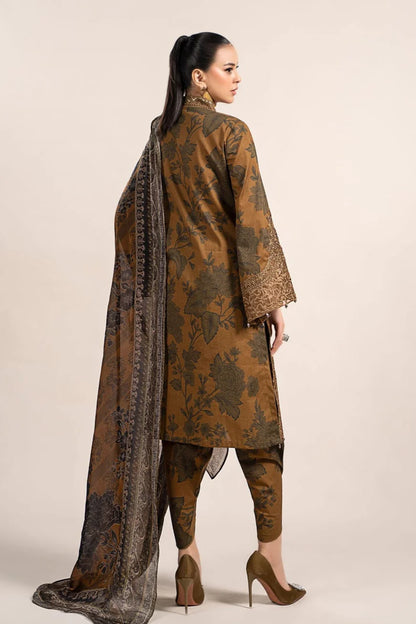 Maria B Embroidery 3PC Dhanak Suit JCH-113