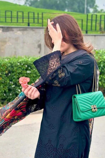 Jazmin Embroidery 3PC Dhanak Suit JCH-197