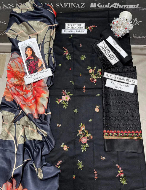 Iznik Embroidery 3PC Dhanak Suit JCH-100