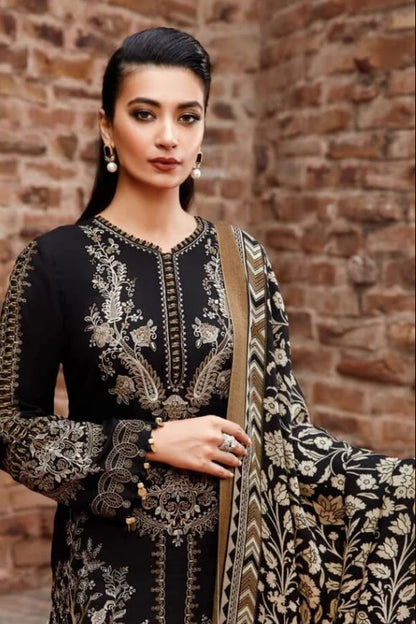 Maria B Heavy Embroidery 3PC Dhanak Suit JCH-182