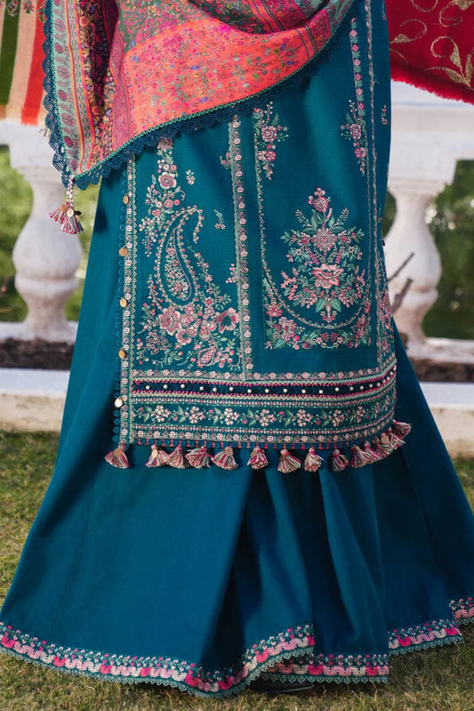 JCH-006 Hussain Rehar Heavy Embroidery 3PC Dhanak Suit