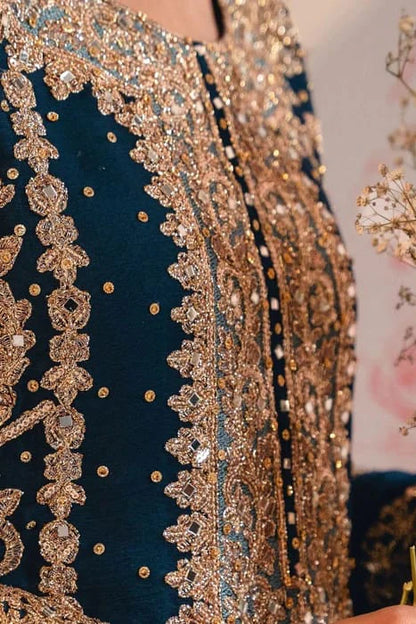 Rang Rasiya Heavy Embroidery 3PC Dhanak Suit JCH-106