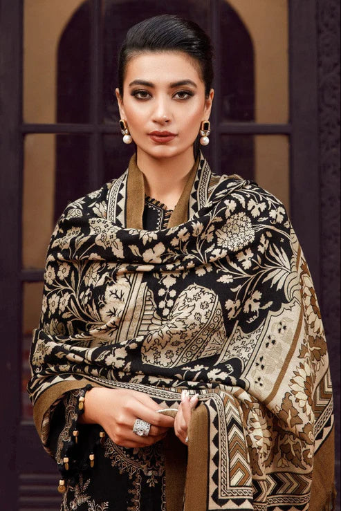 Maria B Heavy Embroidery 3PC Dhanak Suit JCH-182
