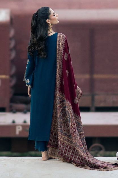 JCH-010 Izel Heavy Embroidery 3PC Dhanak Suit