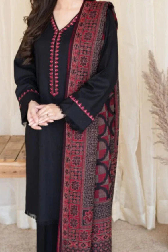 JCH-020 A Sling Heavy Embroidery 3PC Dhanak Suit