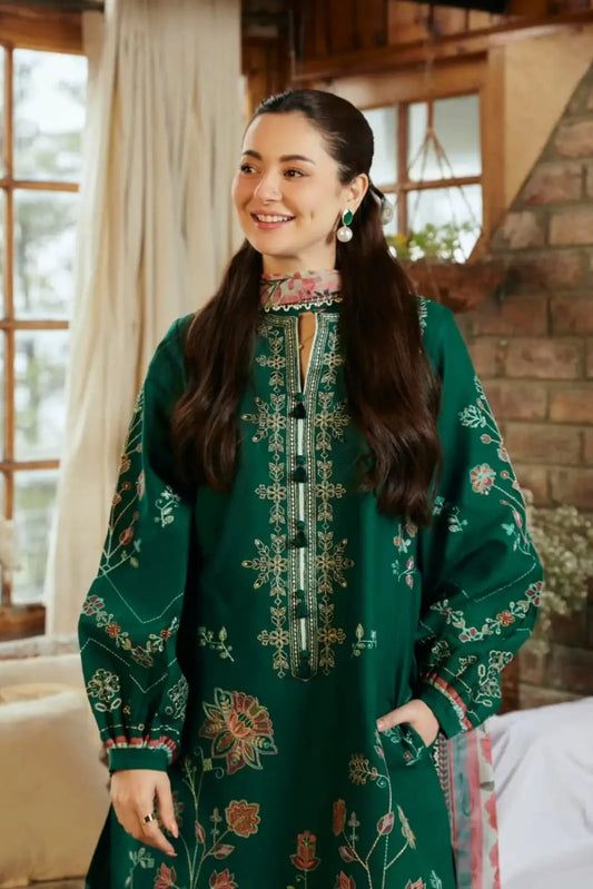 CoCo Heavy Embroidery 3PC Dhanak Suit JCH-083