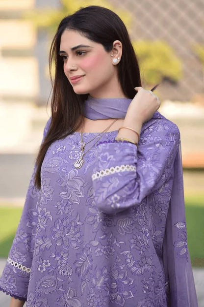 Nakoosh Heavy Embroidery 3PC Dhanak Suit JCH-195