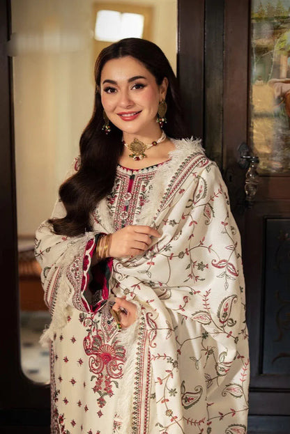 Asim Jofa Heavy Embroidery 3PC Dhanak Suit JCH-108