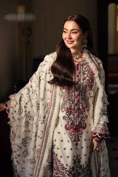 Asim Jofa Heavy Embroidery 3PC Dhanak Suit JCH-108
