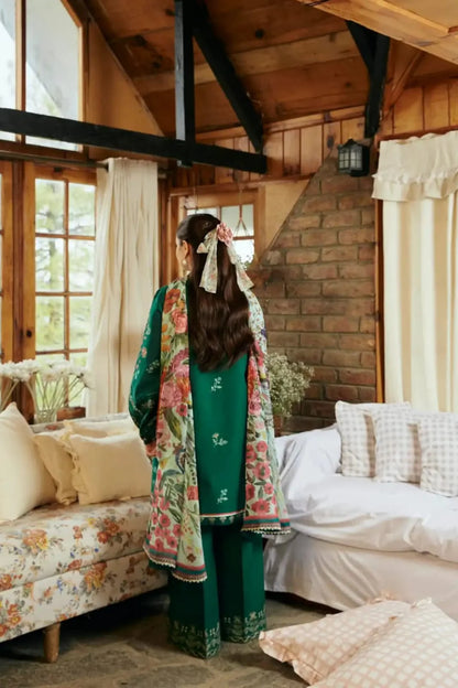 CoCo Heavy Embroidery 3PC Dhanak Suit JCH-083