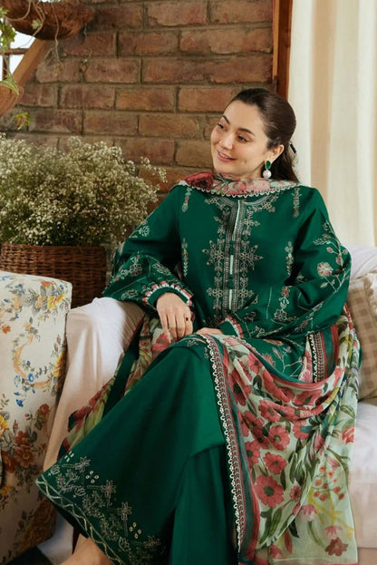 CoCo Heavy Embroidery 3PC Dhanak Suit JCH-083