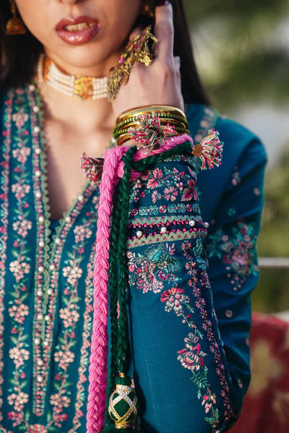 JCH-006 Hussain Rehar Heavy Embroidery 3PC Dhanak Suit