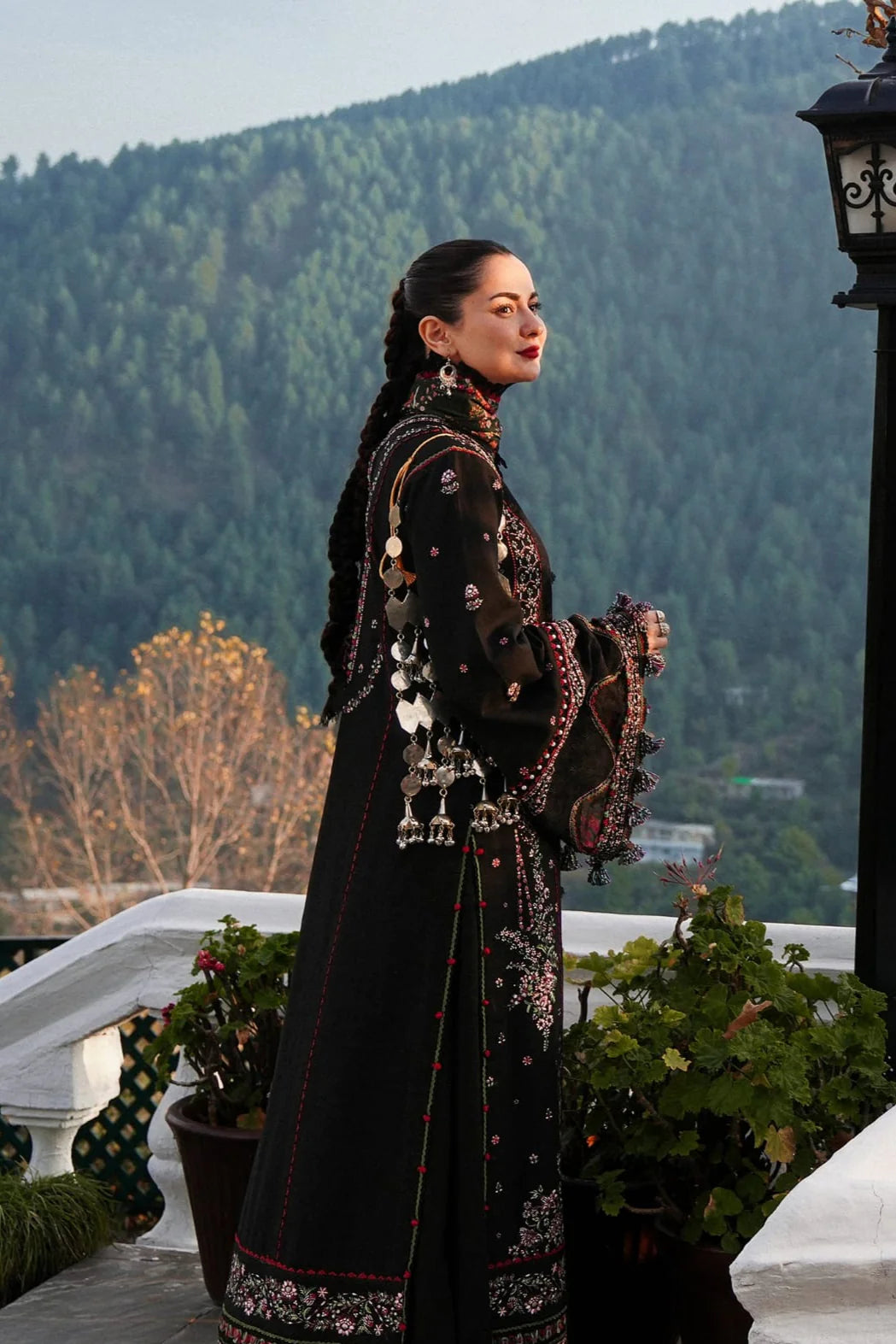 JCH-024 Hussain Rehar Heavy Embroidery 3PC Dhanak Suit