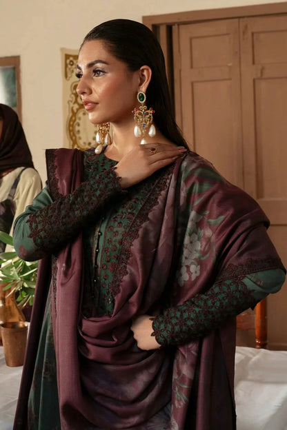 Iznik Embroidery 3PC Dhanak Suit JCH-110