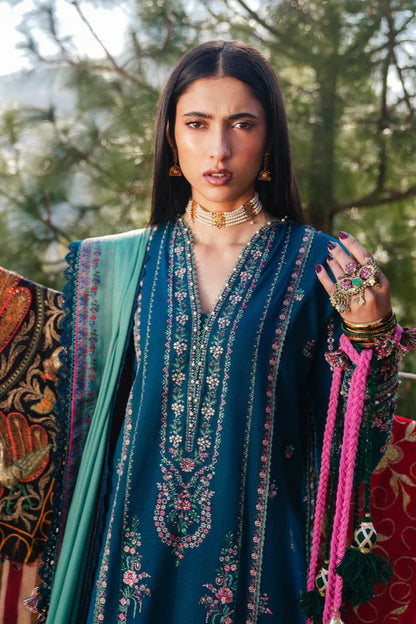 JCH-006 Hussain Rehar Heavy Embroidery 3PC Dhanak Suit