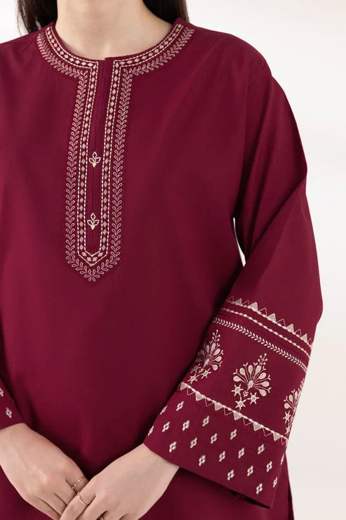 Sapphire Embroidery 3PC Dhanak Suit JCH-129