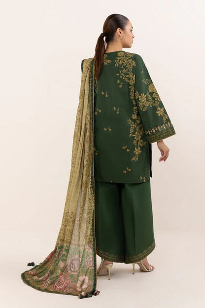 Sapphire Heavy Embroidery 3PC Dhanak Suit JCH-061