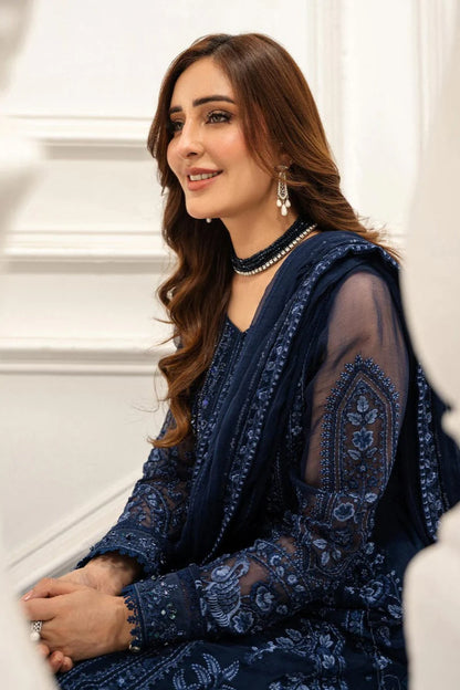 Asim Jofa Heavy Embroidery 3PC Dhanak Suit JCH-112
