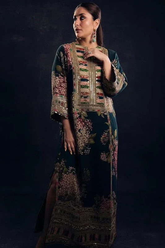 Aneelas (Kareena kapoor Special) Heavy Embroidery 3PC Dhanak Suit JCH-040
