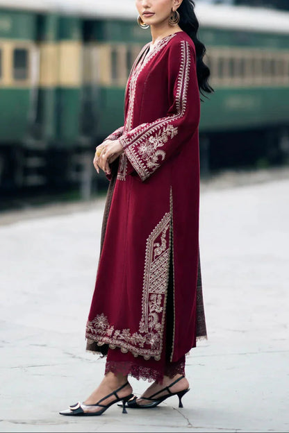 IzeI Embroidery 3PC Dhanak Suit JCH-080