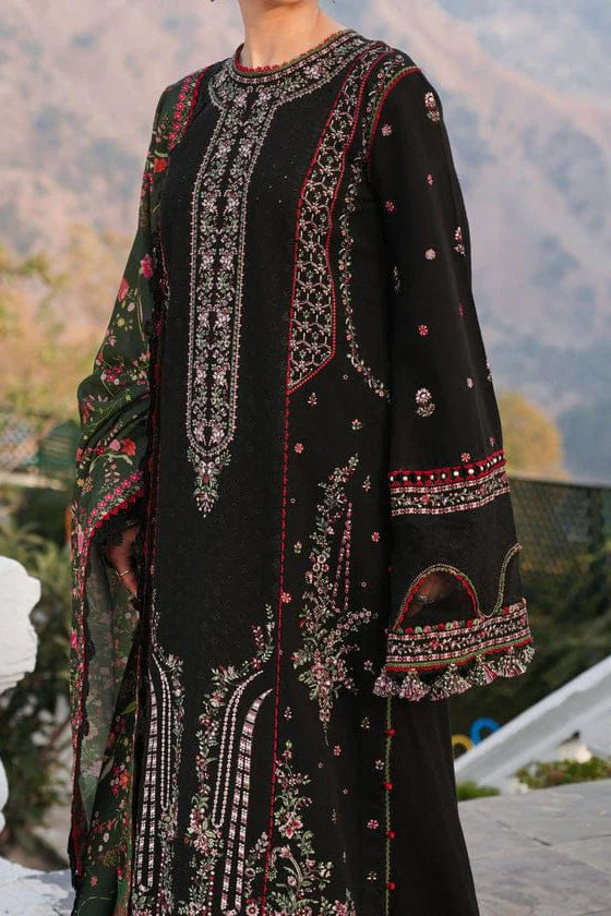 JCH-024 Hussain Rehar Heavy Embroidery 3PC Dhanak Suit
