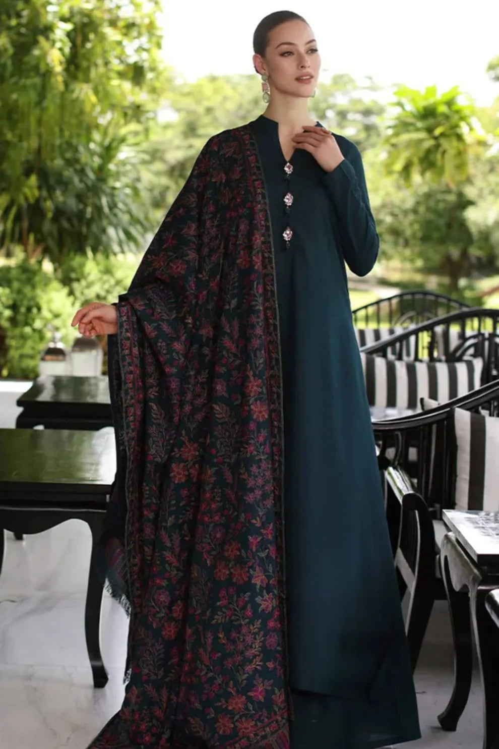 Bareeze Embroidery 3PC Dhanak Suit JCH-109