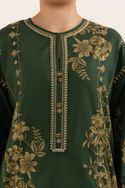 Sapphire Heavy Embroidery 3PC Dhanak Suit JCH-061