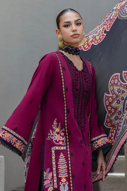 Zainab Chottani Embroidery 3PC Dhanak Suit JCH-105