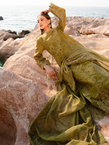ADRIENNE BYMAHNUR 3PC LUXURY LAWN