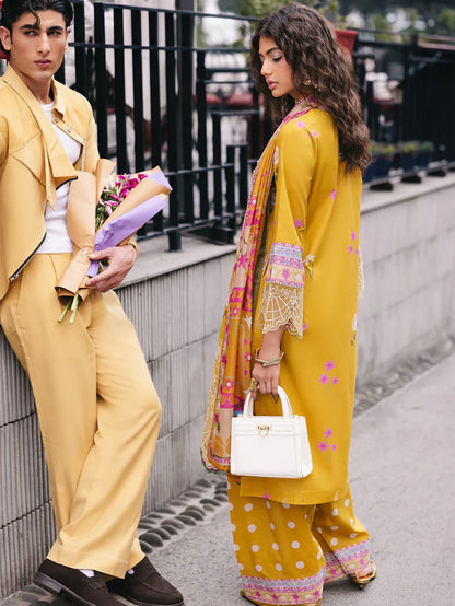 BUTTERCUP BY MAHNUR 3PC LAWN