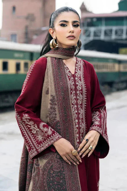 IzeI Embroidery 3PC Dhanak Suit JCH-080